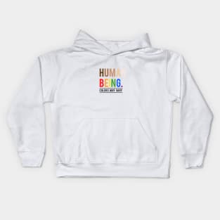 Human being, colors may vary Kids Hoodie